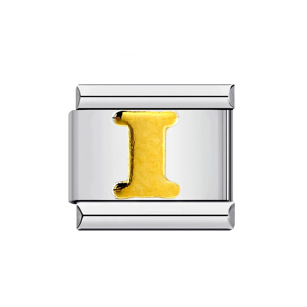 Gold Color 26 English Letters 014