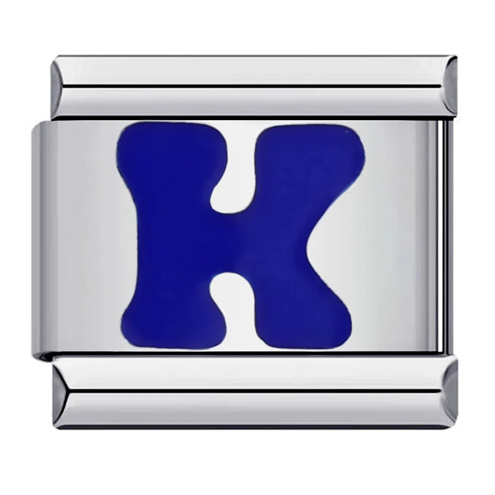 Blue Color 26 English Letters 002