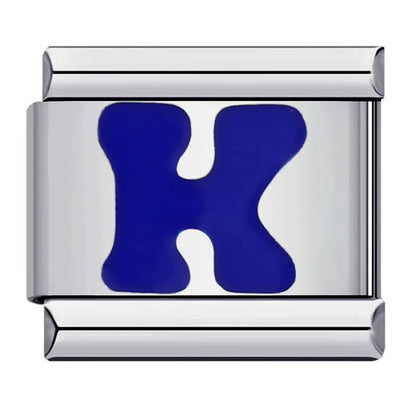 Blue Color 26 English Letters 002