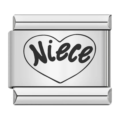 Laser Italian Charm Links 048