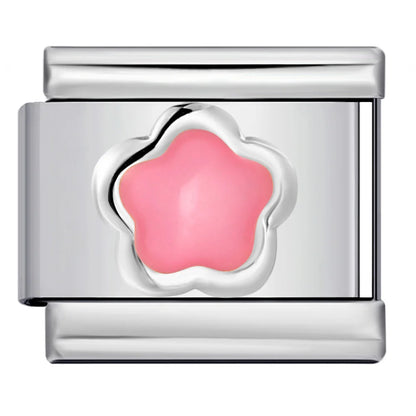 Flower Italian Charm Link 480