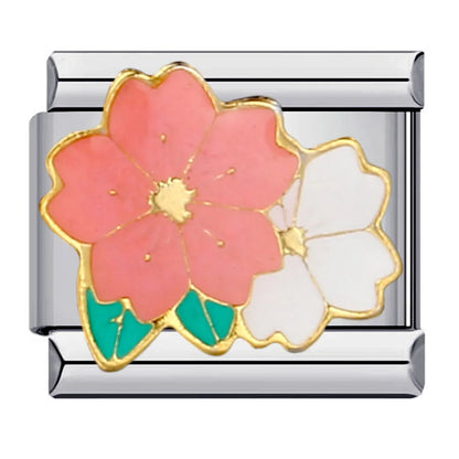 Flower Italian Charm Links 073