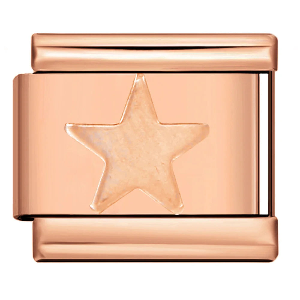 Rose Gold Color Italian Charm 476