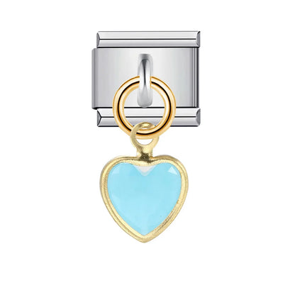Blue Italian Charm Link 402