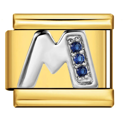 Gold Color 26 English Letters 383