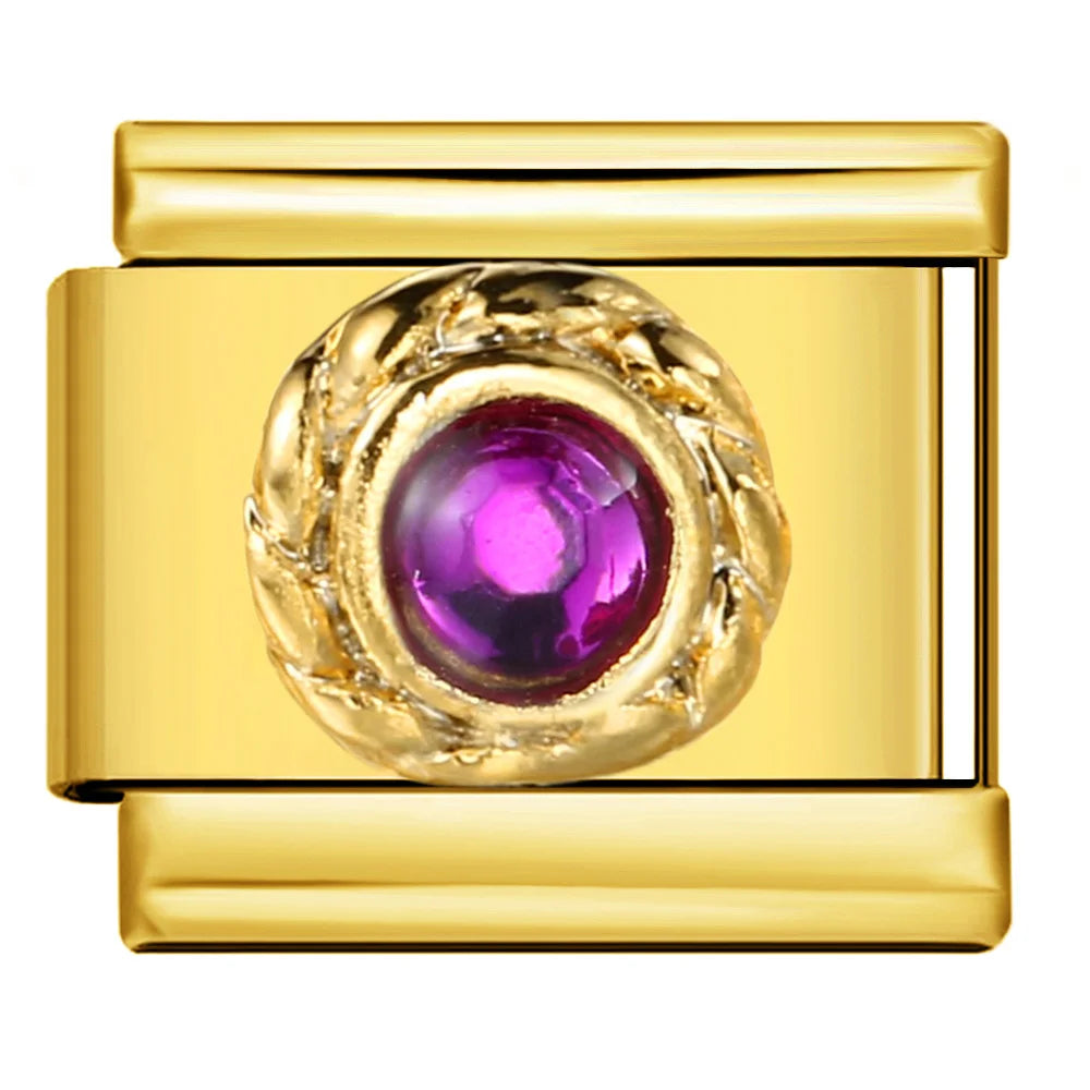 Round Italian Charm Links 160