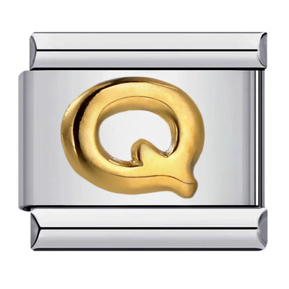 Gold Color 26 English Letters 007