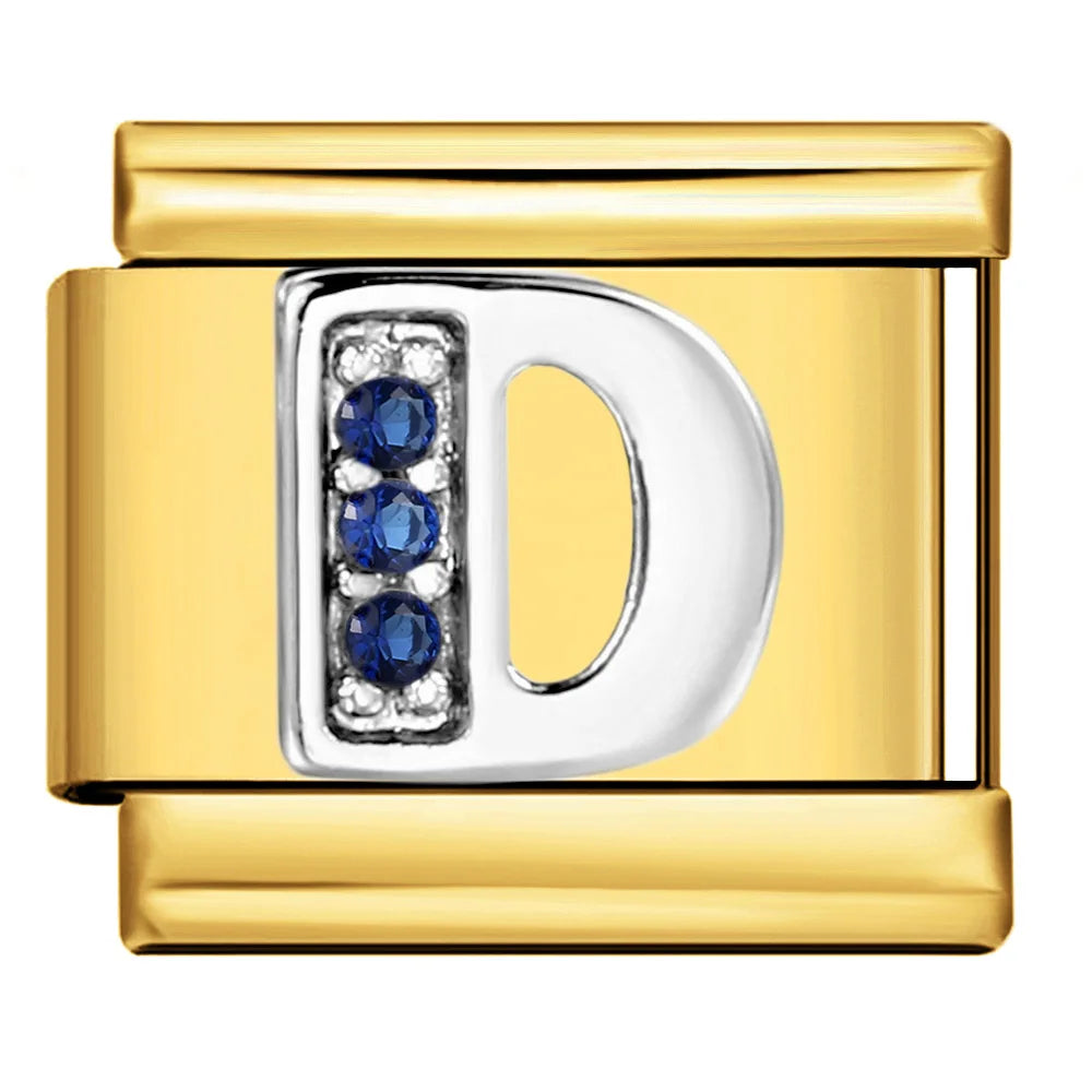 Gold Color 26 English Letters 383