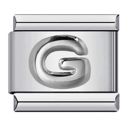 Silver Color 26 English Letters 174