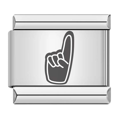 Laser Italian Charms Links 113