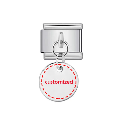 Laser Customized Italian Charm 460
