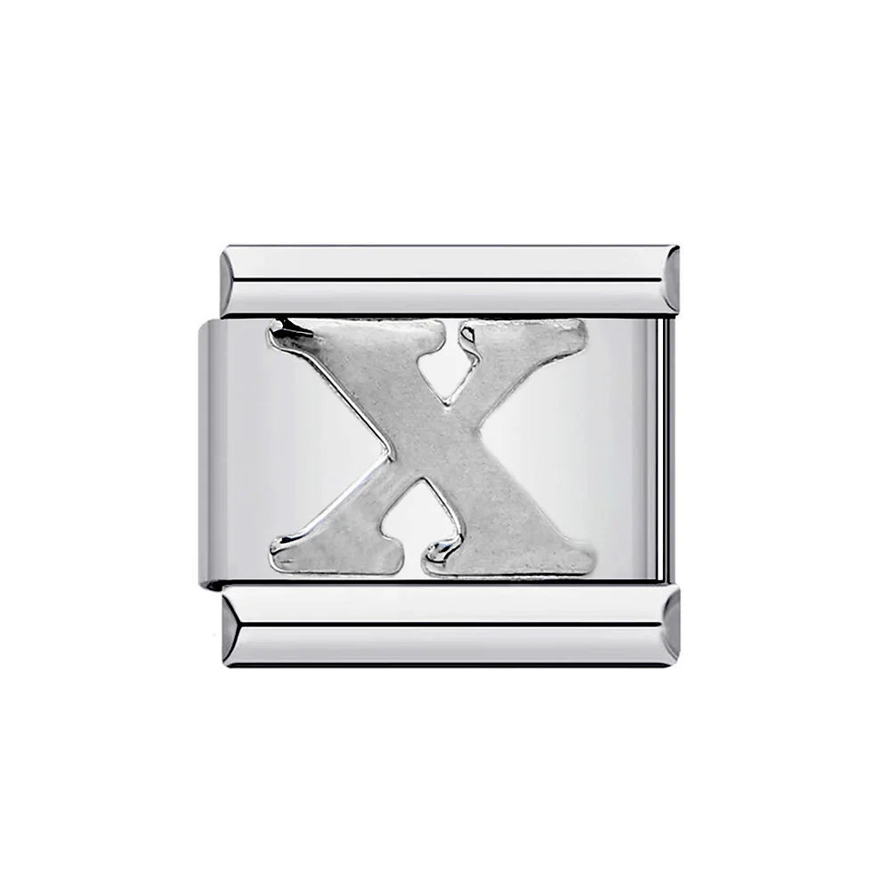 Silver Color 26 English Letter 071