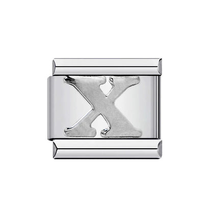 Silver Color 26 English Letter 071
