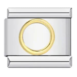 Gold Color Italian Charm Link 484