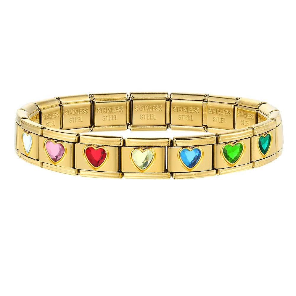 Heart Italian Charm Link 473