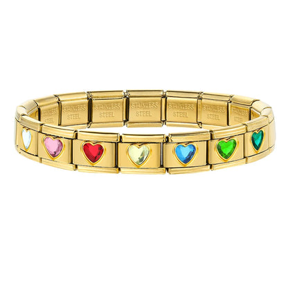Heart Italian Charm Link 473
