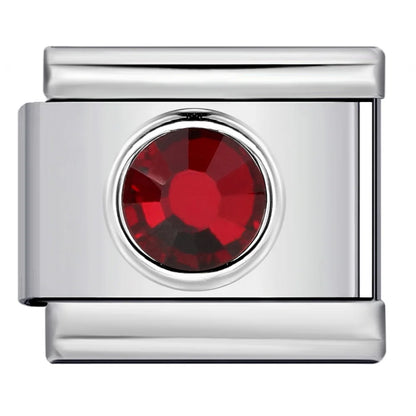 Colorful Zirconia Italian Charm 506