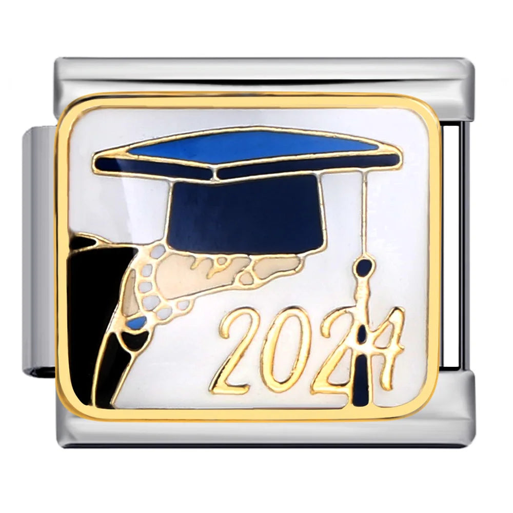 Graduation Italian Charm Link 317