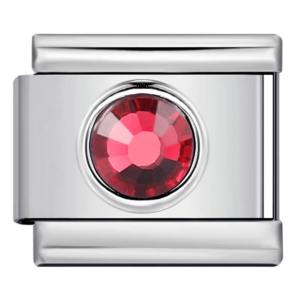 Colorful Zirconia Italian Charm 506