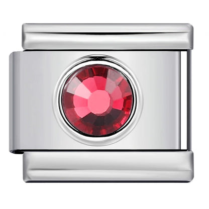 Colorful Zirconia Italian Charm 506