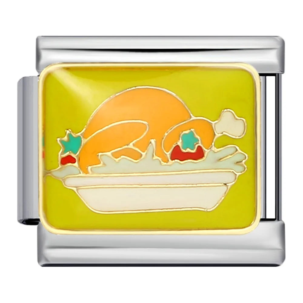 Thanksgiving Italian Charm Link 188