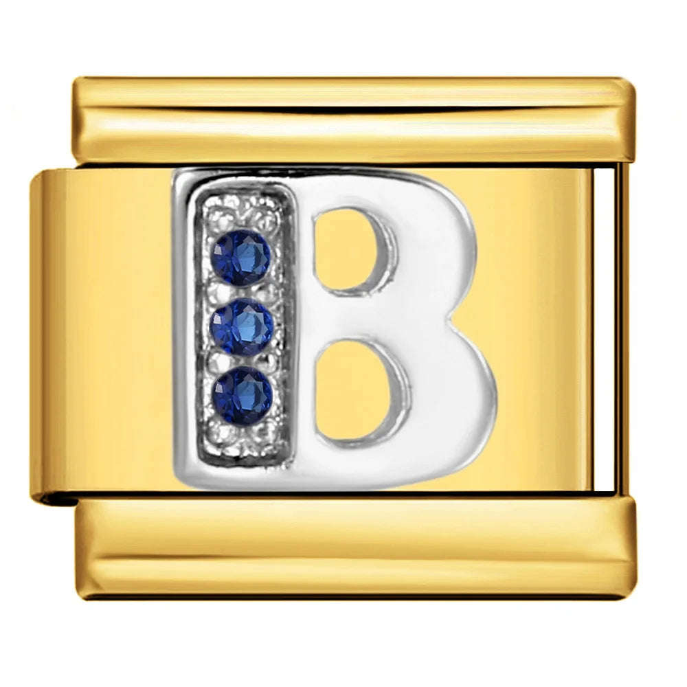 Gold Color 26 English Letters 383