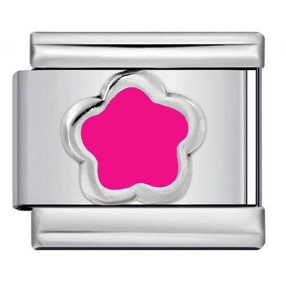 Flower Italian Charm Link 480