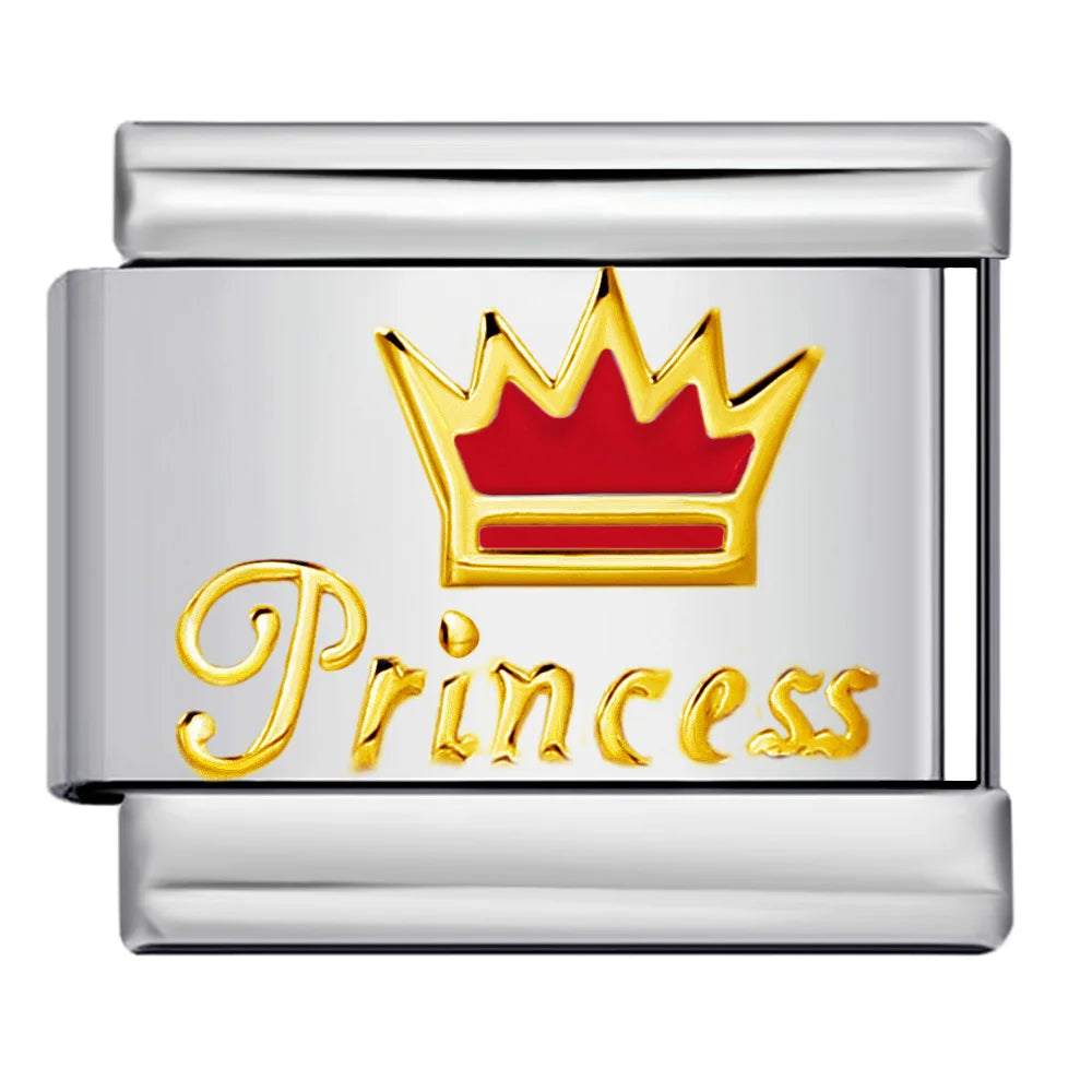 Princess Crown Italian Charm 311