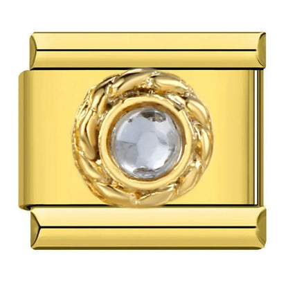 Round Italian Charm Links 160