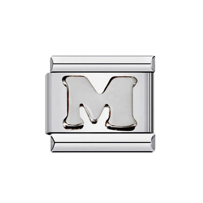 Silver Color 26 English Letter 071
