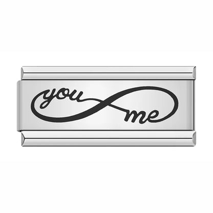Laser Italian Charm Links 038
