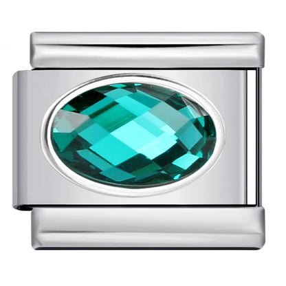 Zirconia Italian Charm Links 120