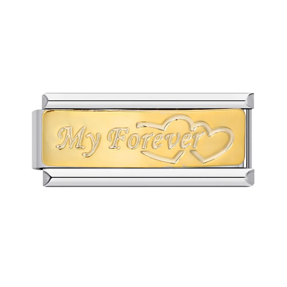 Heart Italian Charm Links 027