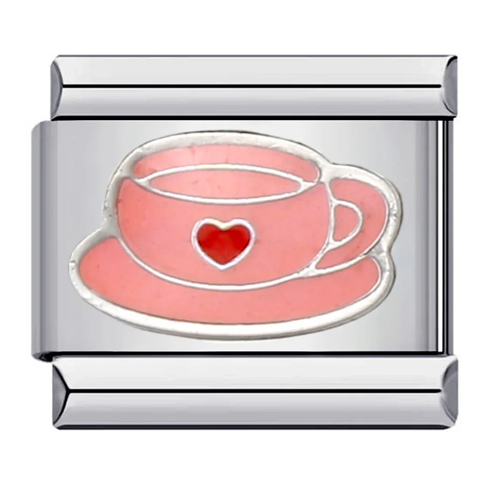 Coffee Italian Charm Links 122