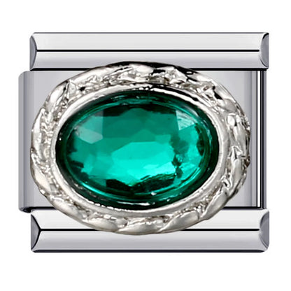 Zirconia Italian Charms Links 091