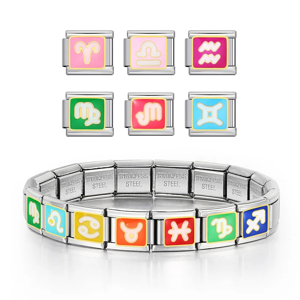 12 Constellation Italian Charm 421