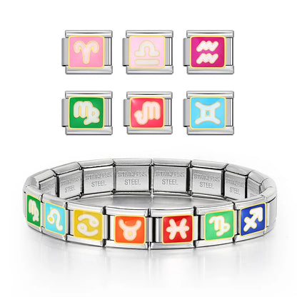 12 Constellation Italian Charm 421