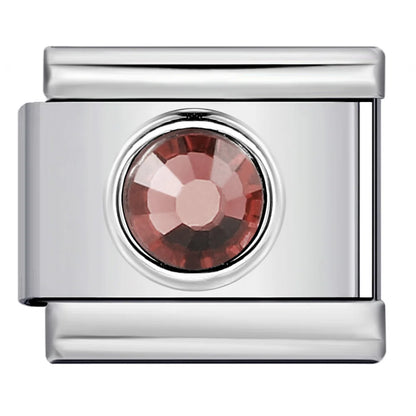 Colorful Zirconia Italian Charm 506