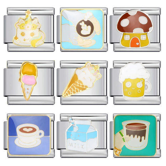 Coffee Italian Charm Link 260