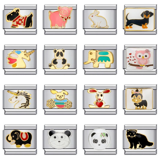 Animal Italian Charm Links 074