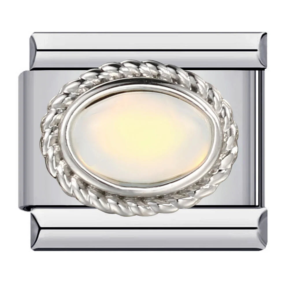 Zirconia Italian Charm Links 146