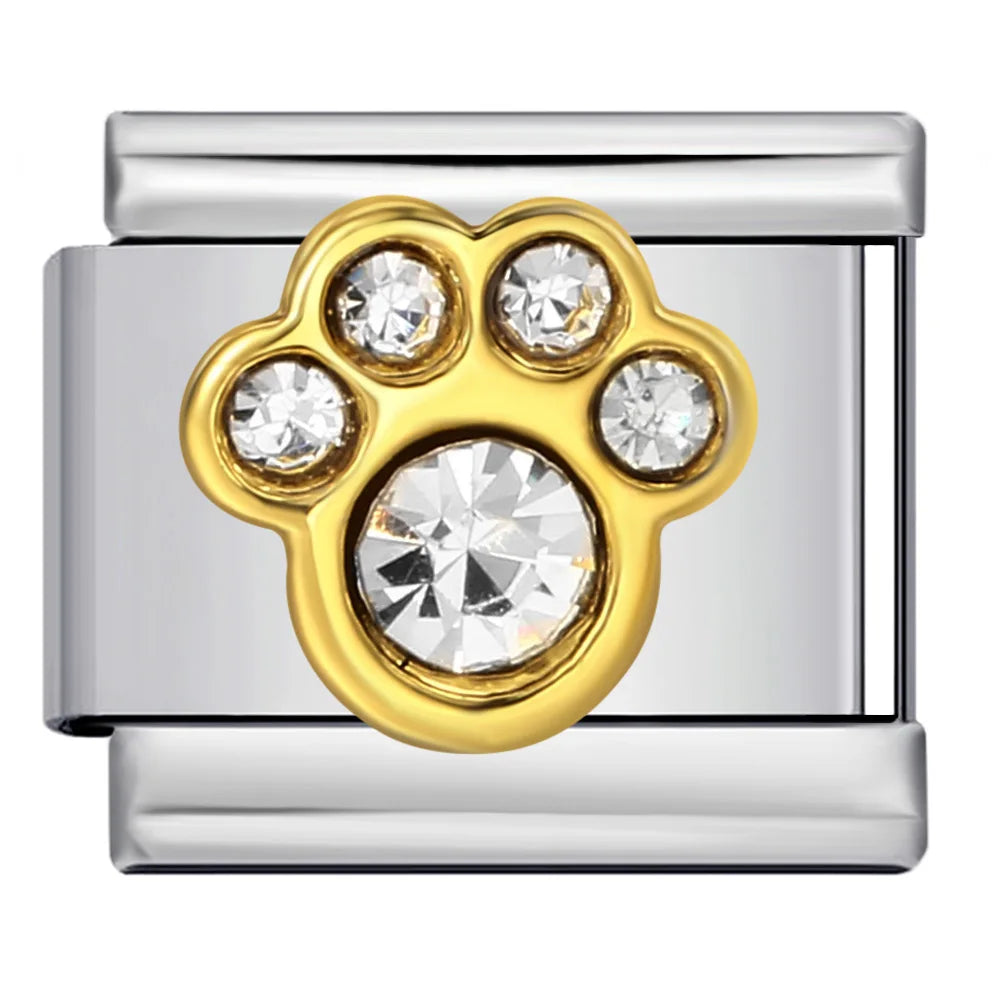 Paw Print Italian Charm 579