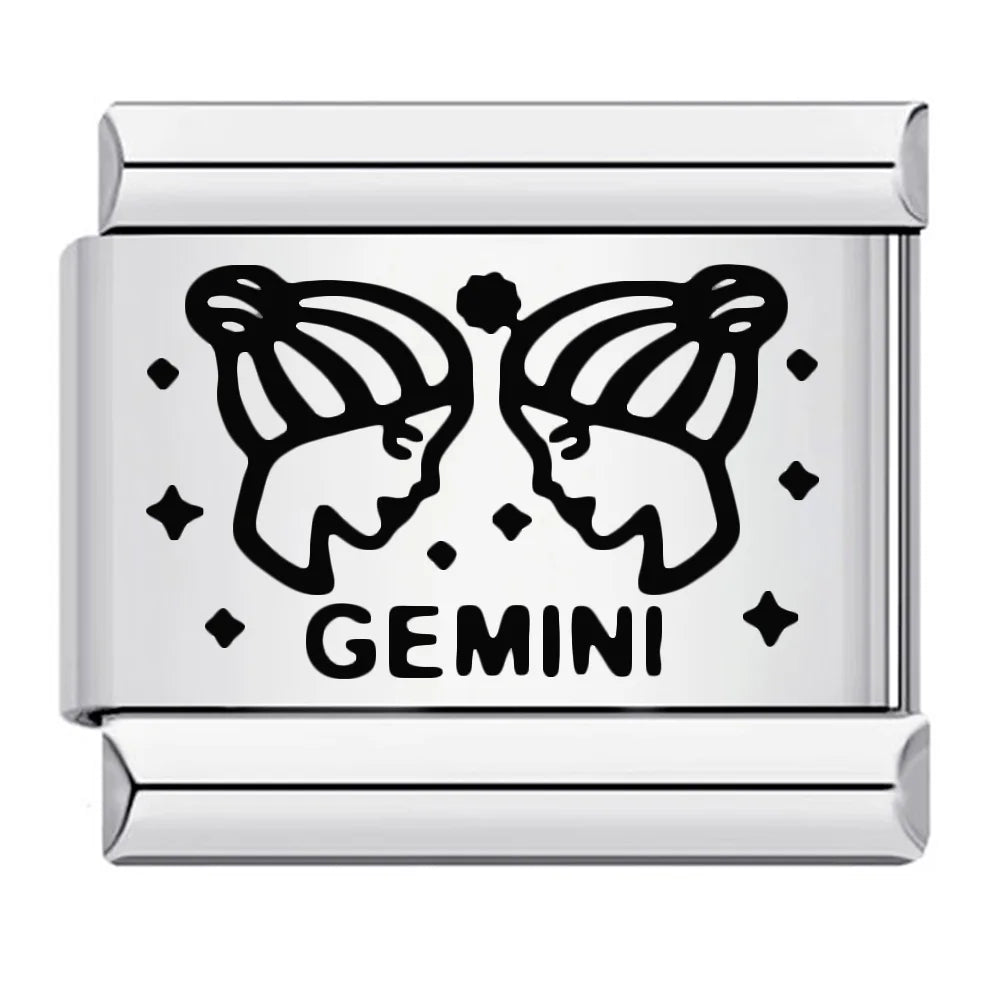 Laser Italian Charms Links 368