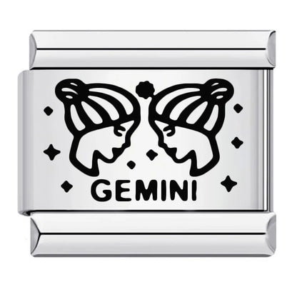 Laser Italian Charms Links 368