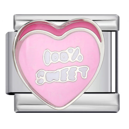Heart Italian Charm Link 294