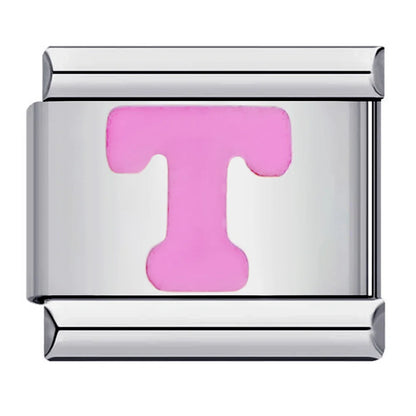 Pink Color 26 English Letters 018