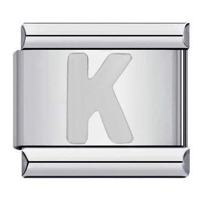 Silver Color 26 English Letters 125