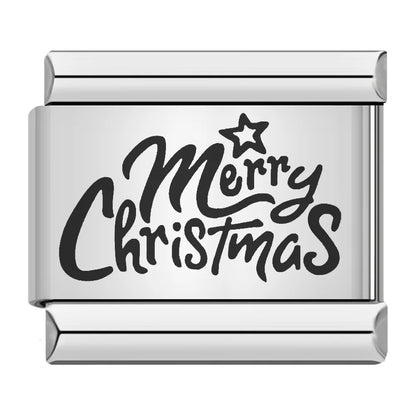 Laser Italian Charm Links 038