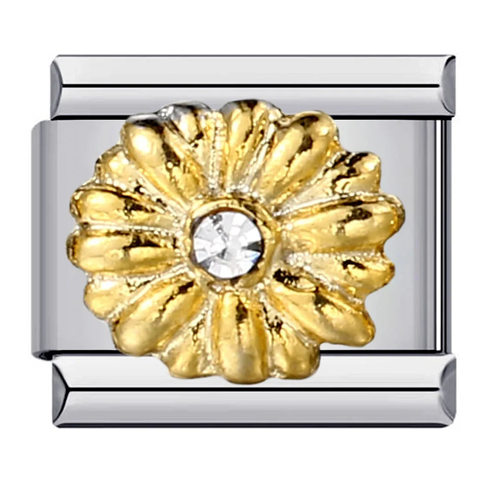 Flower Italian Charm Links 141