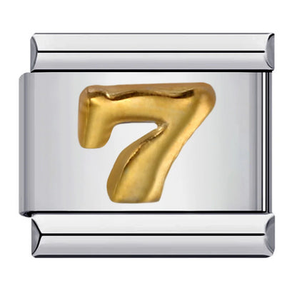 0-9 Number Italian Charm Links 069